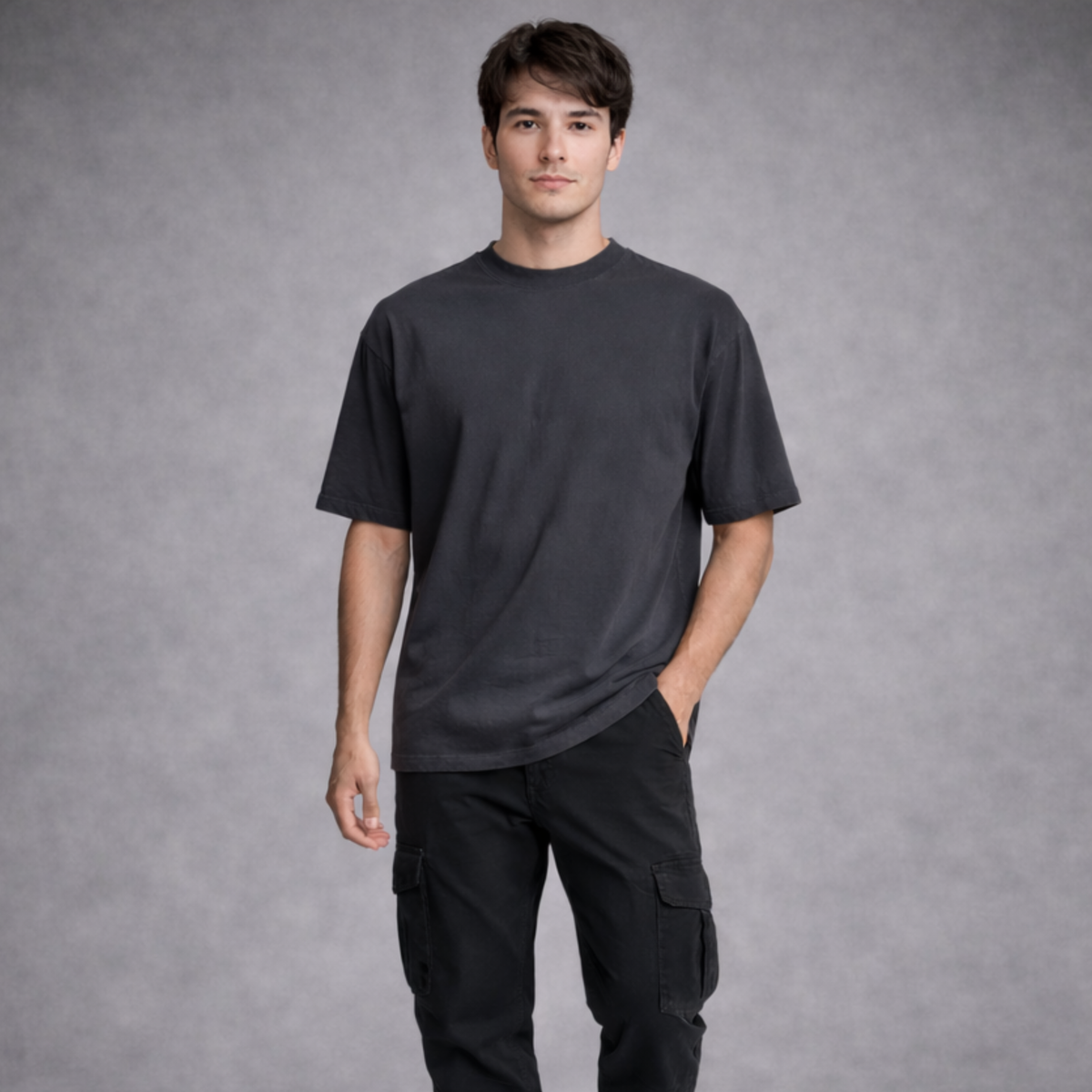 Camiseta Masculina Premium em Algodão Puro 100% – Naturalmente Elegante