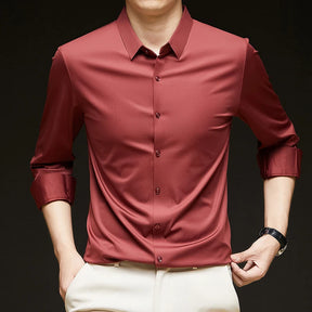 Camisa Masculina Social em Tecido Stretch