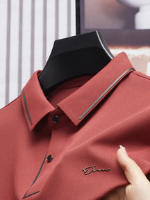 Camisa Polo Masculina Premium em Tecido Tecnológico – Naturalmente Elegante