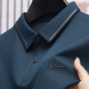 Camisa Polo Masculina Premium em Tecido Tecnológico – Naturalmente Elegante